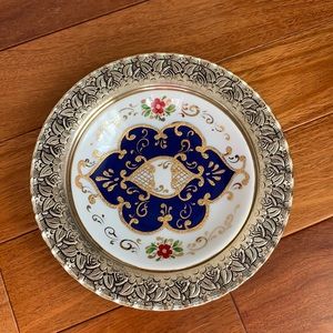 Kutahya Turkish Handmade porcelain decorative plate